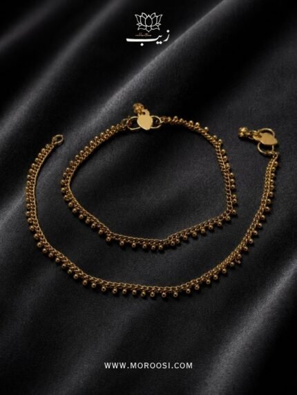 NAZAQAT DULL GOLD PAYAL (PAZEB)