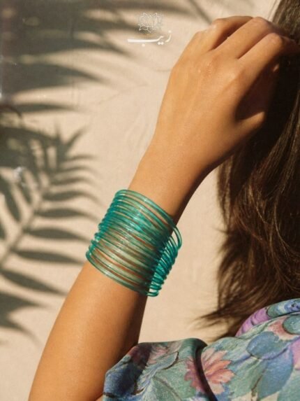 Ferozi Jelly Glass Bangles