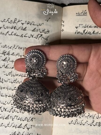 AANGAN OXIDISED JHUMKY